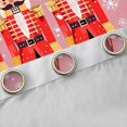 thumbnail image 4 of Manfei Cartoon Nutcracker Curtains Pack of 2 (42x84 Each) for Boys Girls, Merry Xmas Happy New Year Curtains Blackout, Blue Red Black Snowflake Bedroom Curtains, Luxury Room Decor, 4 of 6