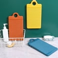 thumbnail image 1 of OULII 3Pcs Travel Wash Boards Hand Washing Clothes Scrub Boards with Enhanced Friction Assorted Color, 1 of 7
