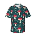 thumbnail image 3 of Camisas hawaianas de moda para hombres, camisas de manga corta con estampado de anclas y hongos, lindas camisetas de dibujos animados para niños, camisas de playa para vacaciones de verano para mujere, 3 of 5