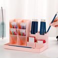 thumbnail image 4 of Nestingho Organizador De Bolígrafos Plástico Rosa Para Escritorio Combinado Y Multi Cuadrícula, 4 of 8