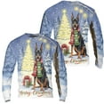 thumbnail image 3 of Merry Christmas Doberman Pinscher Snowy Winter with Gifts Tree Decorations All Over Print 3D Sweatshirt Unisex Merch Doberman Dog Lover Gifts - 12020, 3 of 6