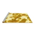 thumbnail image 2 of Ahgly Company Machine Washable Indoor Rectangle Abstract Yellow Modern Area Rugs, 4' x 6', 2 of 4