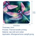 thumbnail image 5 of Dragonfly Square Desk Pad Mouse Mat Gaming Mousepad, 8.3x9.8 Inch, Non-Slip Rubber Bottom, Printed, Suitable for Office and Gaming, 5 of 6