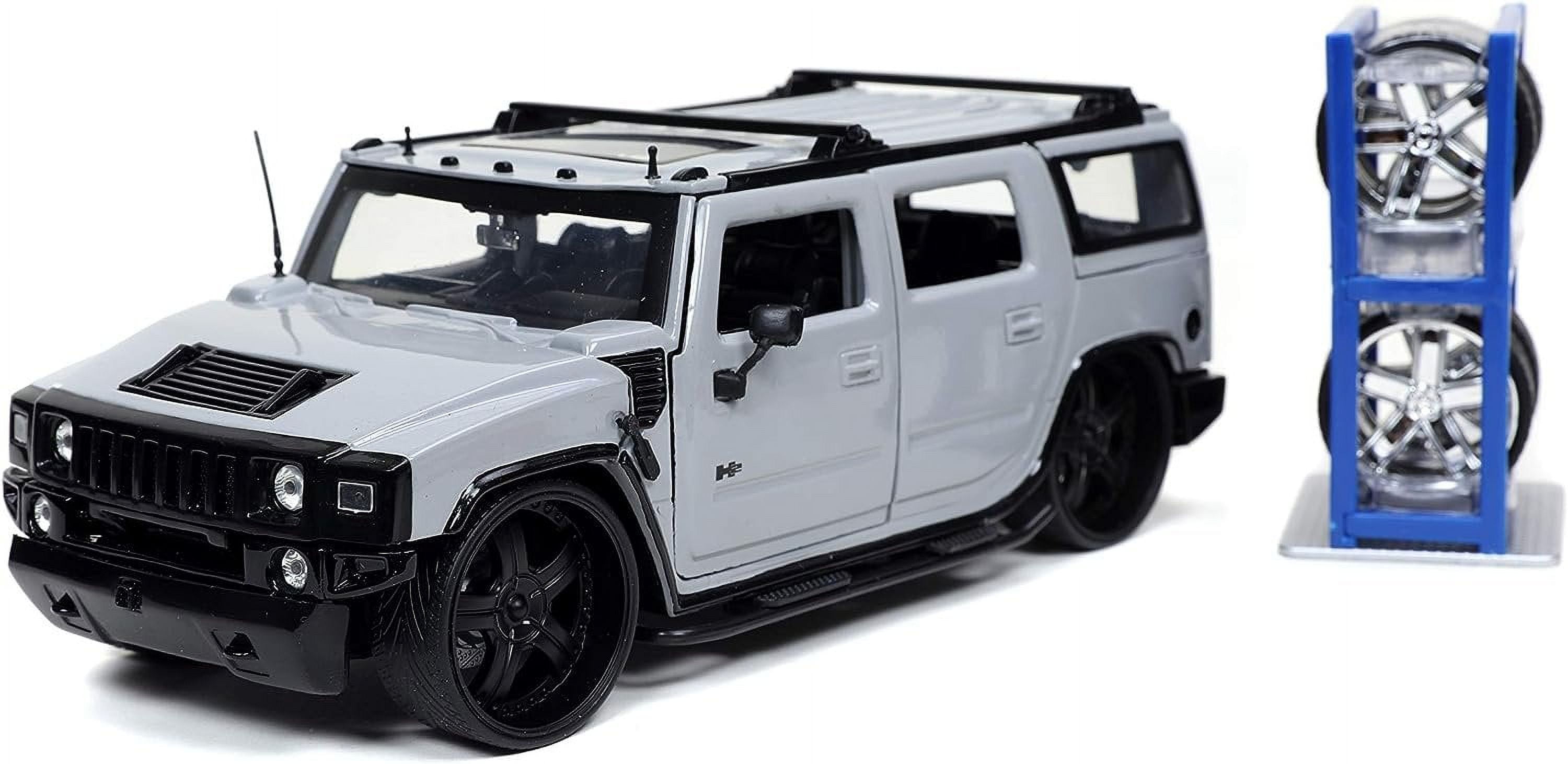 Hummer H2 SUV, Black - Jada 90403 - 1/24 Scale Diecast Model Toy