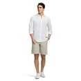 thumbnail image 4 of Men's IZOD Classic Chambray Flat Front Shorts Color: Placid Blue Size: 34, 4 of 4