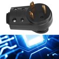 thumbnail image 3 of HLONK RV Male Plug Replacement  RV Plug 30 Amp Electrical Conductivity 3 Prong Heavy Duty Brass Pins US Plug 125V  For Trailers, 3 of 8