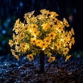 thumbnail image 2 of Dtchengua 2 Pack Artificial Topiary Ball Trees With Light for Outdoor, UV Resistant Fake Plants Shrubs Bushes,Realistic Faux Flowers Greenery Spring Deko for Front Porch,Garden,Yard,Patio (Yellow), 2 of 6
