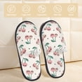 thumbnail image 2 of House Slippers for Women Men - Cute Berry Skull Lightweight House Shoes Fuzzy Slippers, Soft Slip-On Cozy House Slippers for Woman Indoor Outdoor, 2 of 7