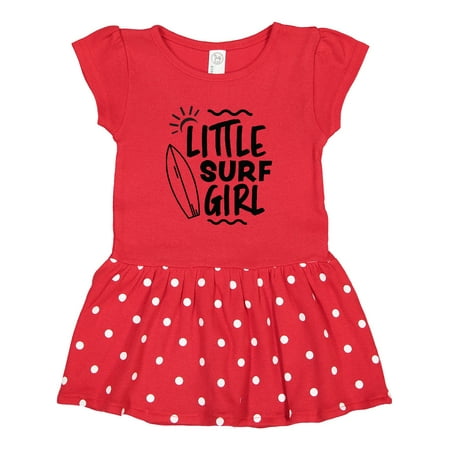 

Inktastic Little Surf Girl with Surfboard Gift Toddler Girl Dress