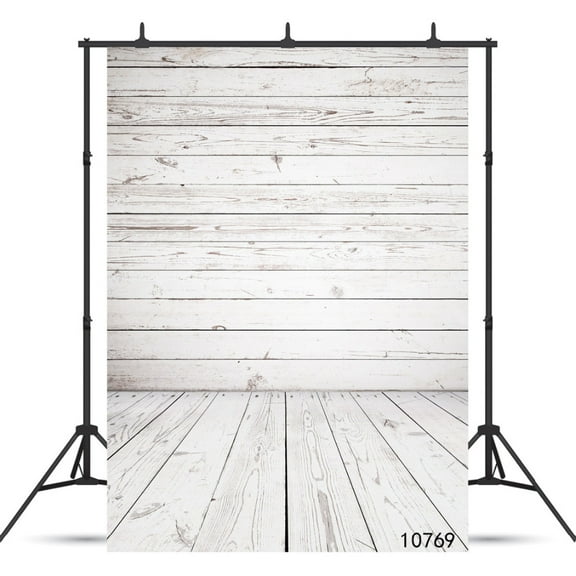 Photography Backdrops Prop White Wash Wood Wall Flooring Fabric Cloth Photo Studio Backgrounds for Children Baby photocall
