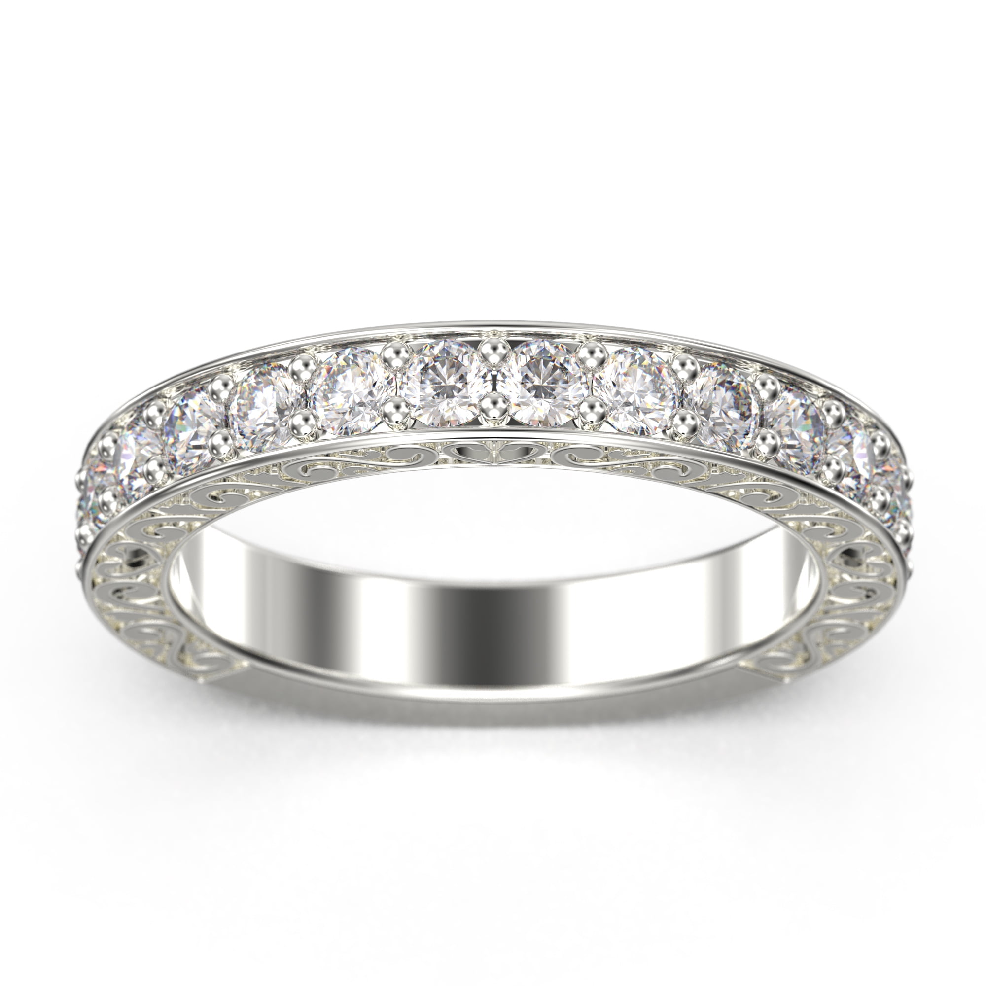 1.40Ct White Round Diamond Vintage Art Deco Engagement Ring 925 Sterling Silver 1.40Ct White Round Diamond Vintage Art Deco Engagement Ring 925 Sterling Silver