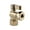 Brass, variant on Kingston Brass KF5430PB 5/8" OD Comp x 1/2" or 7/16" Slip Joint Angle Stop Valve, Polished Brass