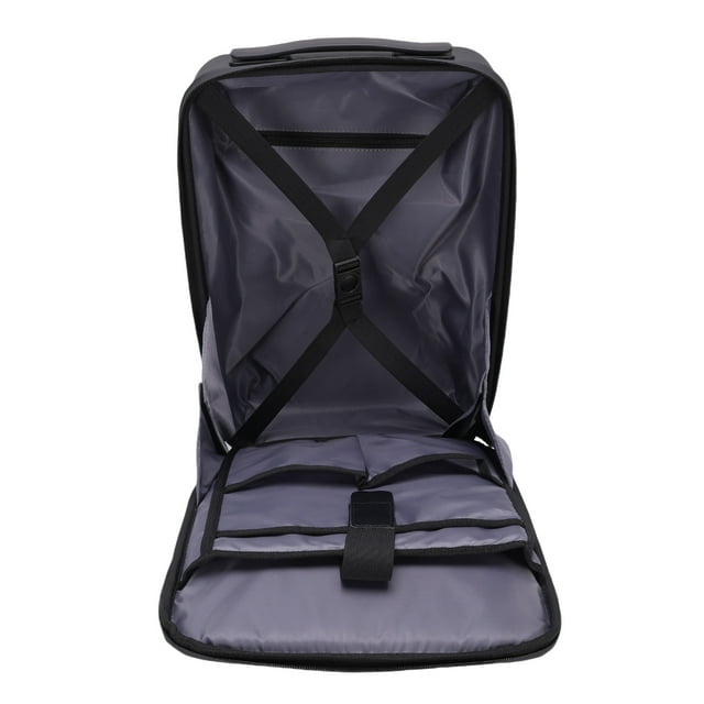 Sac Rectangulaire de Voyage Satellite Adapté pour Mini Coque Rigide Imperméable Sac de Rangement Portable avec Ports de Charge Serrure TSA