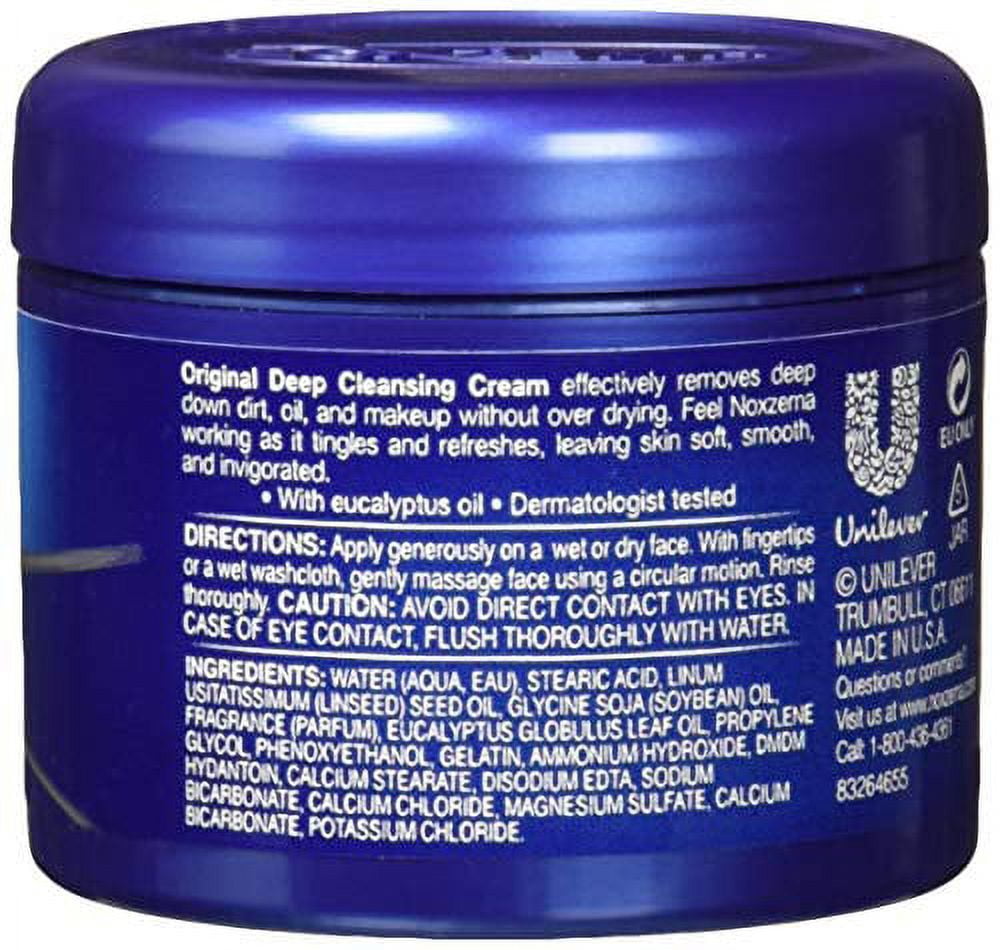 Noxzema Classic Clean Deep Cleansing Cream, Travel Size, 2 Ounce