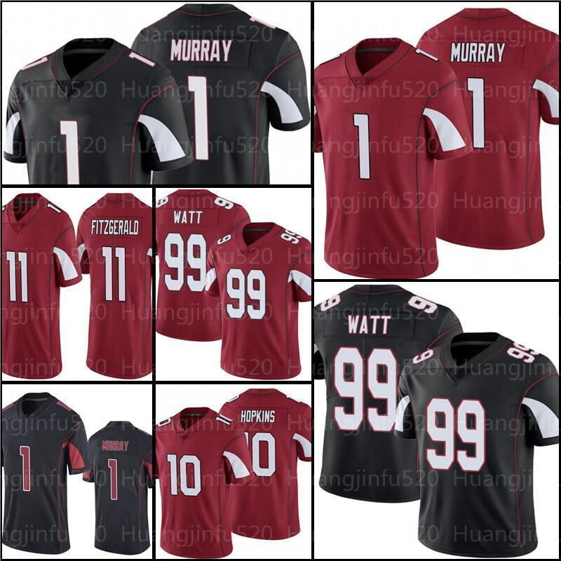 NFL_Jersey 1 Kyler Murray Men Football Jerseys 10 DeAndre Hopkins 99 J.J.  Watt 11 Larry Fitzgerald High quality stitched jersey 