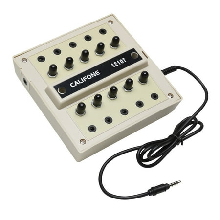 UPC: 0610356832288 | Califone 1210T 2-Way 10 Position Stereo Jackbox with Volume Control  Beige