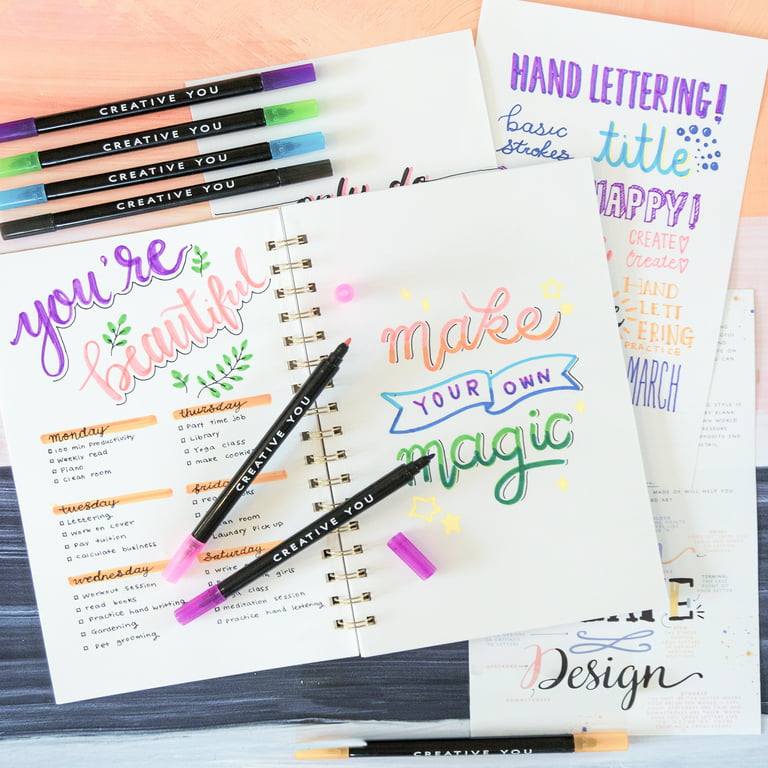 Creative You D.I.Y. Colorful Hand Lettering Set - Each