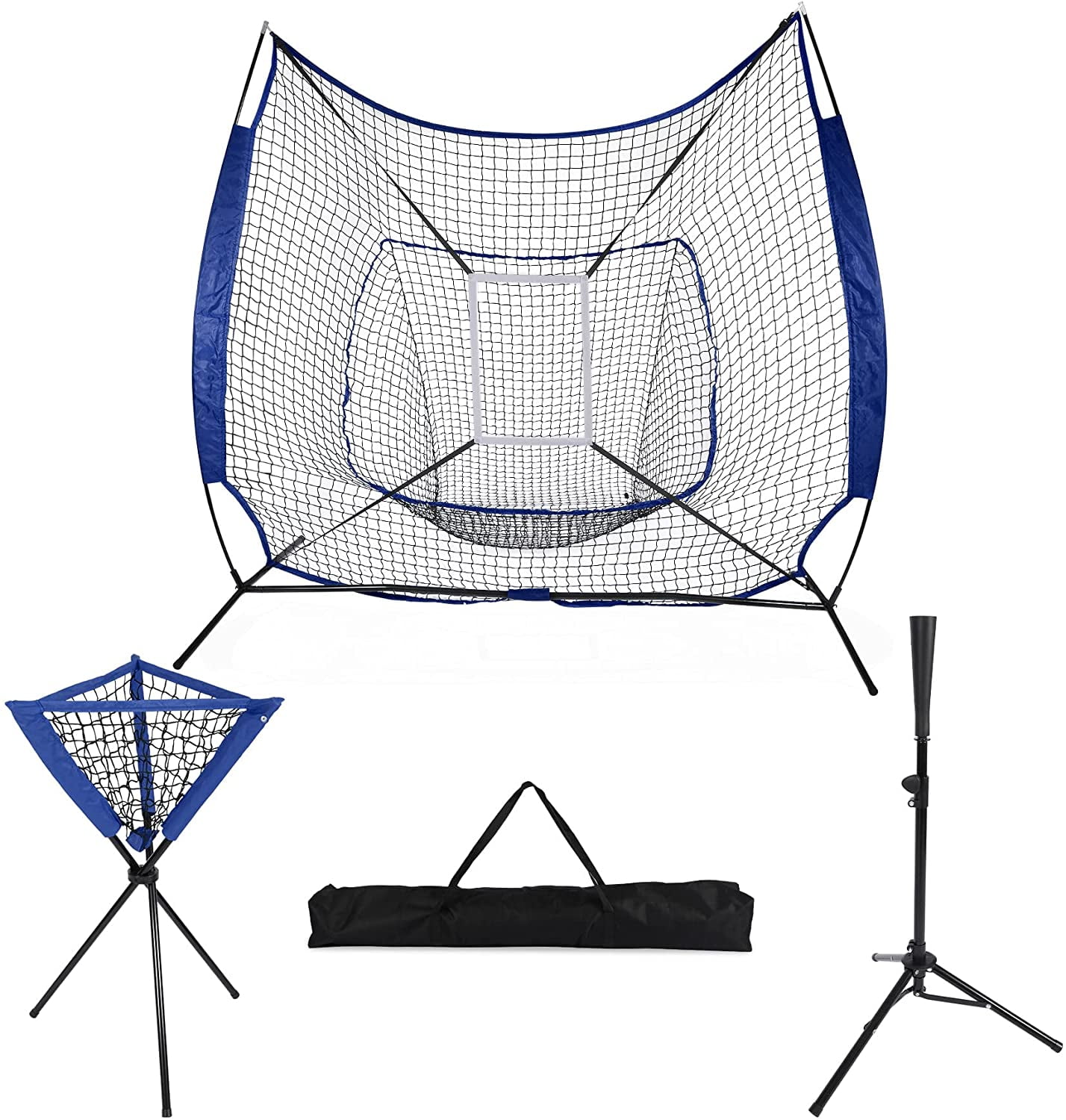 Lineslife Baseball Softball Practice Net Portable 7 x 7 Feet Practice