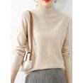 thumbnail image 2 of Winter Turtleneck Warm Sweater For Women Knitted Tops Female Long Sleeve Casual Clothes Pullover Basic Sweaters Sueters De Mujer, 2 of 5
