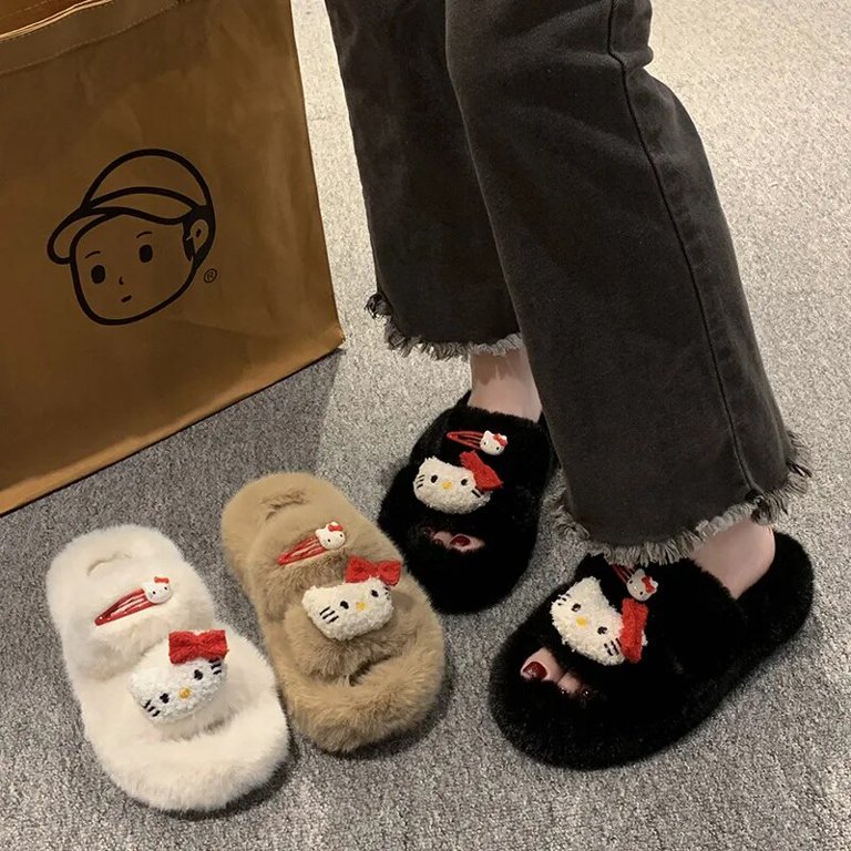 Hello kitty slippers online walmart