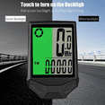 thumbnail image 2 of 2.36" HD Screen Wireless Bike Odometer with 18 Functions - Waterproof, Backlit, Auto Wake-Up, Accurate Speed/Temperature Tracking - White with Standard Mount for Outdoor Cycling, Hiking, Climbing, 2 of 6