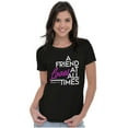 thumbnail image 3 of Christian Faith Friend Love All Times Womens Slim Fit Graphic Tee Brisco Brands M, 3 of 5