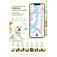 thumbnail image 4 of YUNOVA Waterproof Pet GPS Tracker, Mini Bell Shaped Dog Cat Collar Locator No Monthly Fee Compatible with iOS Android HarmonyOS, 4 of 9