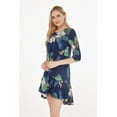 thumbnail image 2 of Hawaiian Manches 3/4 Sirène Tunique Robe M Ananas Jardin Marine Femmes, 2 of 5