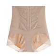 thumbnail image 3 of HCYSFG Womens Lace Shapewear Shorts Solid Color High Waisted Panties Tummy Control Compression Shaping Body Shaper, 3 of 4