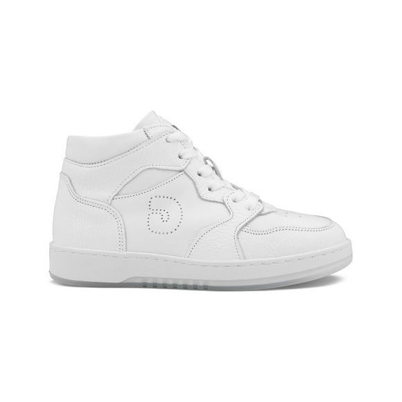 Tenis Para Niño De Bota Urbano Dogi Piel Suela Cosida blanco 23