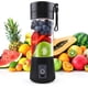 thumbnail image 1 of Licuadora para Batidos y Smoothies: Taza de licuadora exprimidora de viaje de tamaño personal con USB recargable pequeña mini licuadora eléctrica individual para jugo comida para bebés gimnasio viajes JM, 1 of 5