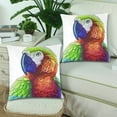 thumbnail image 2 of MKHERT Color Macaw Parrots Pillowcase Pillow Protector Cushion Cover 18x18 inch,Set of 2, 2 of 3
