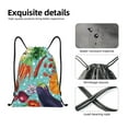 thumbnail image 6 of Easygdp Vegetable Drawstring Backpack, Beach Sackpack, Travel Sackpack Lightweight for Sports, Gym, Travel, Swimming - Small, 6 of 9