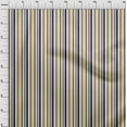 thumbnail image 3 of oneOone Viscose Jersey Fabric Multicolor Stripe Print Fabric BTY 60 Inch Wide, 3 of 5
