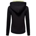 thumbnail image 4 of LYXSSBYX Womens Coats with Hood and Pockets Women Long Sleeve Patchwork Solid Color Hooded Zipper Casual Sport Coat, 4 of 5