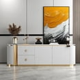 thumbnail image 3 of Table Lowboard Tv Console Cabinet Tables Basses Modern Tv Cabinet Stands Wall Cabinets Meuble Tv Salon Living Room Furniture My Lux Decor Round, 3 of 10