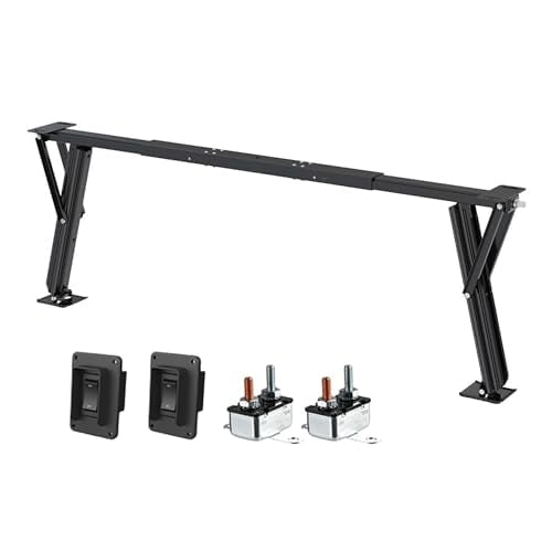 SEAFLO 12V Electric Stabilizing Jack, Heavy-Duty, Steel, 4-Year Warranty