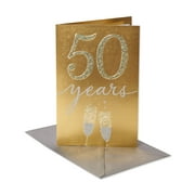 American Greetings 50th Anniversary Card (Champagne)
