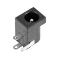 thumbnail image 4 of 10Pcs PCB Mount 5.5mm x 2.1mm 3 Pin Audio Video DC Power Connector Socket Black, 4 of 4