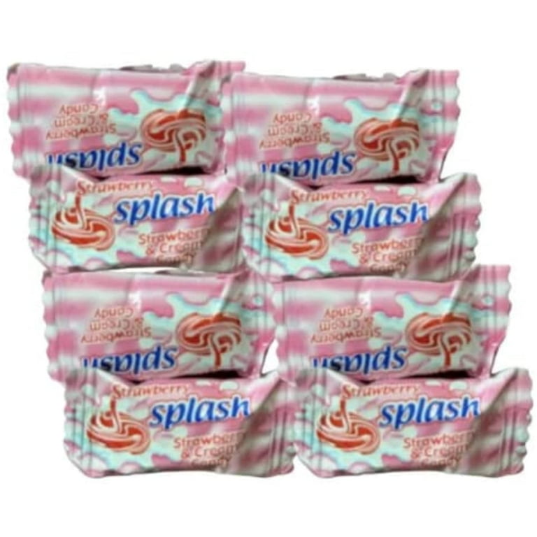 Splash - Nigerian Strawberry And Cream Flavored Candy [48 Pieces]