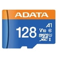 thumbnail image 1 of Memoria Micro SD de 128 GB Clase 10 Adata, 1 of 3