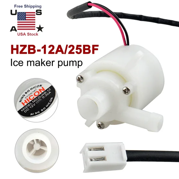 For Ice Maker Machine Water Pump Household Small Bullet Hzb-12A/25Bf Spare Parts