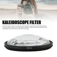 thumbnail image 3 of Camera Kaleidoscope Filter, Kaleidoscope Glass Prism Lens Effects, 35-85mm Recommended Focal Length, Special Effects Filter Accessories for Digital Cameras and SLRs, 3 of 7