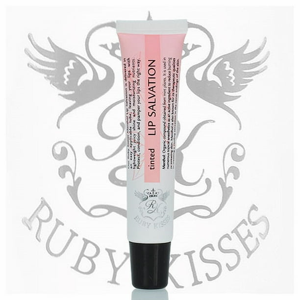 Ruby Kisses Tinted Lip Oil Salvation Menthol Organic Therapy - Tint & Save Me KISS MLG02