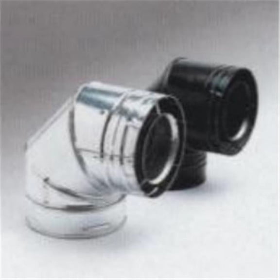 M & G Duravent 58DVA-E90 5 Inch x 8 Inch DirectVent Pro 90 Degree Swivel Galvanized Elbow