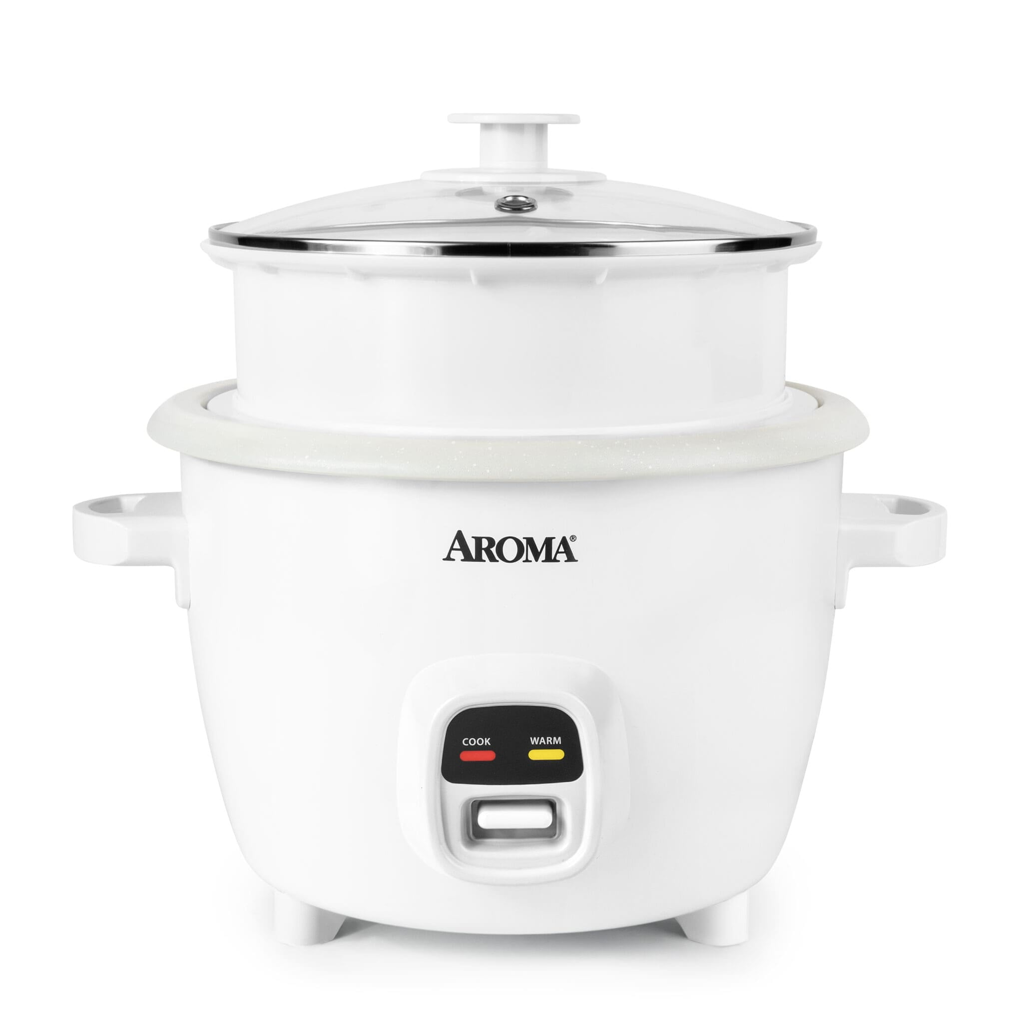 Aroma 20-Cup Rice Cooker & Food Steamer with Bonded Granite Nonstick Ceramic Pop-Up Steam Tray Restored