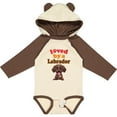 thumbnail image 3 of Inktastic Labrador Chocolate Lab Boys or Girls Long Sleeve Baby Bodysuit, 3 of 5