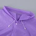 thumbnail image 5 of MSJUHEG Umbrella Rain Jacket Umbrella Windproof Adult Pure Color Outdoor Hiking Rainy Day Traveling Drifting Raincoat Rain Jacket Womens Waterproof With Hood Purple One Size, 5 of 8