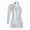 Silver, variant on Kids Girls Long Sleeve Dance Bodysuit One Shoulder Sequin Gymnastics Leotard One Piece Silver 6
