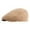 Khaki, variant on Fgnfyis Women Spring Autumn British Retro Solid Color Knitted Baseball Cap Casual Hats for Women White